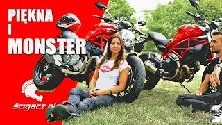 Ducati Monster 797 vs 1200 - gdy KOBIETA 💗💗💗 kocha SZCZERZE, to musi być MOTOCYKL!