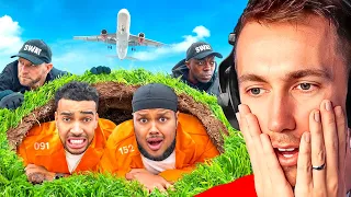 Miniminter Reacts To BETA SQUAD vs SWAT TEAM Hide And Seek (AIRPORT EDITION)