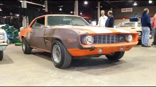 1969 Chevrolet Camaro Z/28 Barn Find in Orange & 302 Engine Sound - My Car Story with Lou Costabile