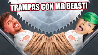 ATRAPADO EN LAS TRAMPAS MAS LETALES CON MR BEAST | Karim Juega