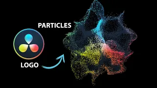 LOGO Animation - Turn your Logo into Particles - Davinci Resolve Fusion Tutorial