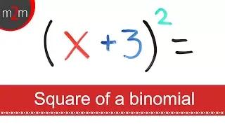 How to SQUARE a BINOMIAL