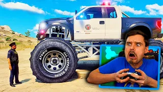 Finding Police MONSTER TRUCK in GTA 5! (OMG!)