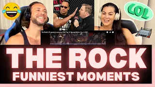 The Rock's (Dwayne Johnson) Funniest Moments Reaction Video - THE SMACK TALK IS NEXT LEVEL 😂