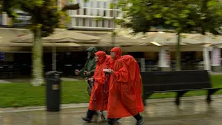 Chuva forte no centro de Espanha