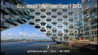 Sluishuis | Amsterdam | BIG + Barcode Architects | Modern architecture tour - walking tour | 4K HDR