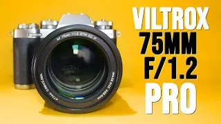 The first Viltrox Pro - Viltrox AF 75mm f/1.2 XF Fuji (APSC)