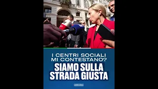 Le contestazioni dei centri sociali ci ricordano che siamo dalla parte giusta della storia.