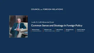 A Conversation With Jake Sullivan: Common Sense and Strategy in Foreign Policy