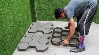 DIY Beautiful Honey Comb Tough Tiles Frame Making