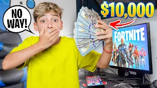 I WON 10,000 Playing Fortnite!! (OMG)