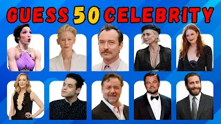 Can you guess these 50 Famous People? - Celebrity Quiz (Part 4)