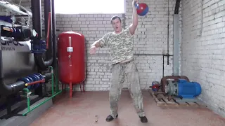 Kettlebell snatch 32 kg 120 reps. Рывок гирь 32 кг 120 раз.