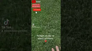 teste o gramado da arena Corinthians