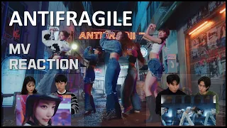 ENG )Korean Dance crew's MV REACTION [LE SSERAFIM] 'ANTIFRAGILE'