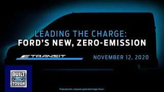 The New 2022 Ford E-Transit World Debut | Ford