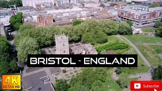 Beautiful city of Bristol, United Kingdom - DJI drone 4K