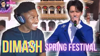 Dimash Reaction Spring Festival 2024 'Unforgettable Day' & 'Give Me Your Love' 🎇🐉✨