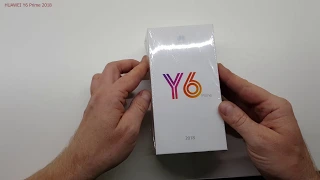 HUAWEI Y6 Prime 2018 - UNBOXING & FIRST START!!! (web,youtube,game)