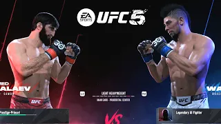 UFC 5 - *EARLY STOPPAGE* - Magomed Ankalaev Vs Johnny Walker FULL FIGHT GAMEPLAY (PS5)