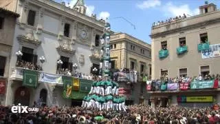 3 de 10 dels Castellers de Vilafranca, diada de Sant Fèlix 2013