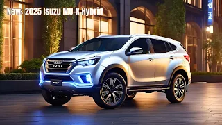 COMING SOON..!!! New 2025 Isuzu MU-X Hybrid Revealed to be a Tough and Economical Hybrid