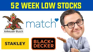 3 Stocks at 52 WEEK LOW: Budweiser, Match.com, Black & Decker