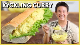 Klassisk Kyckling Curry Baguette!
