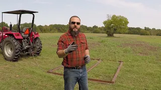 Fixing Hay Field With Homemade Drag Grader