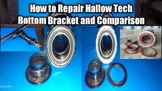 How to Replace Sealed Bearing in Hallow Tech Bottom Bracket w/Comparison(Tutorial)