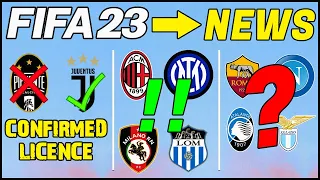 *CONFIRMED* FIFA 23 NEWS | NEW & LOST Serie A Licenses - Juventus, Inter, Milan, Napoli, etc