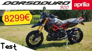 "Test" 2X moins cher qu'un HYPERMOTARD mais aussi FUN 😍 "APRILIA DORSODURO 900 de 2018"