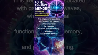 Study Background Noise - Best 40 Hz Binaural Beats , Enhance Brain Power #shorts #40hertz