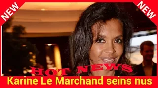 Karine Le Marchand seins nus après un pari perdu