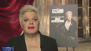 Eddie Izzard on stage in NYC