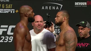 UFC 239: Weigh-in Faceoffs