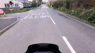 Back lanes on a Honda PCX 125cc  2023 model