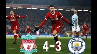 Liverpool v Manchester City (4-3) - Perfect Reds look to end leaders' unbeaten Premier League run