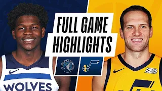 Minnesota Timberwolves vs Utah Jazz Full Game Highlights |April 24, 2020-21 NBA Season
