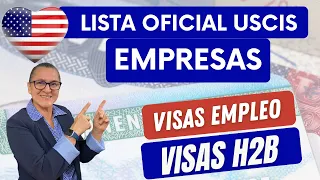 IMPORTANTE: USCIS Lista Oficial de Empresas Visas H2B