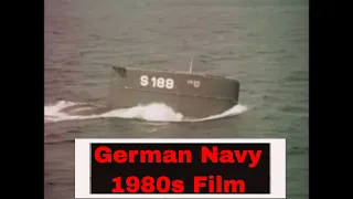 1980s COLD WAR GERMAN NAVY & SUBMARINE FILM   20294