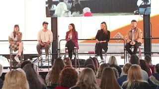 Danielle Campbell, Daniel Gillies, Phoebe Tonkin and Nate Buzolic 'The Originals' IWFE Panel