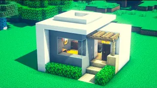 How to make easy modern house in Minecraft || Minecraft modern house ||