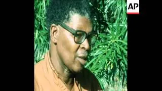 UPITN 1/3/81 CHAIRMAN OF PAN AFRICANIST CONGRESS INTERVIEWED ON WHITE RULE