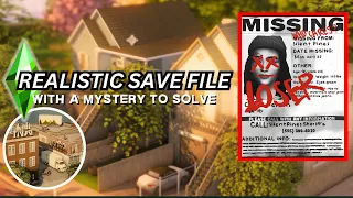 REALISTIC SIMS 4 SAVE FILE WITH A MYSTERY TO SOLVE! LORE, DRAMA, DEPTH | Life is Strange Inspired ✨