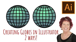 Illustrator - Create a Globe Illustration two ways
