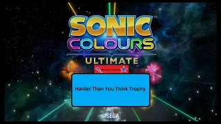 Sonic Colours: Ultimate Harder Than You Think Trophy