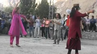 Laili's Daughter dancing in Gulmit