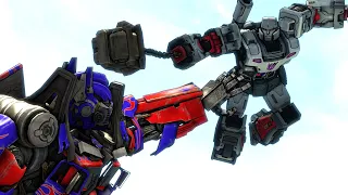 Optimus Prime Vs Megatron 2007 Alternate Ending! Transformers Fight Scene Animation!