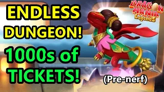 How I Got 1000 Ancient Tickets WITHOUT PAYING! Endless Dungeon Run Team Explained - DML #1484